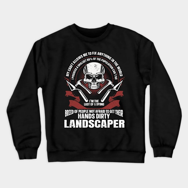 Landscaping Union Landscaper Crewneck Sweatshirt by IngeniousMerch